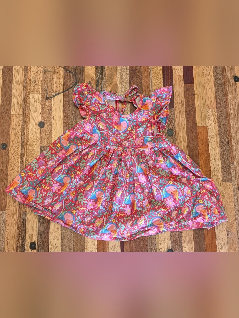 Nest & Nurture Floral Bird Print Dress